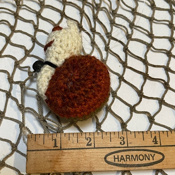 Crochet  Snail Brown & Rust Lava Bead Essential Oil Diffuser Ornament SK - Picture 5 of 5